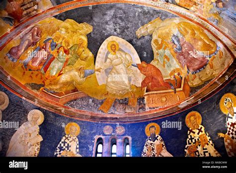 Affresco bizantino dell'Anastasis in San Salvatore in Chora, Istanbul