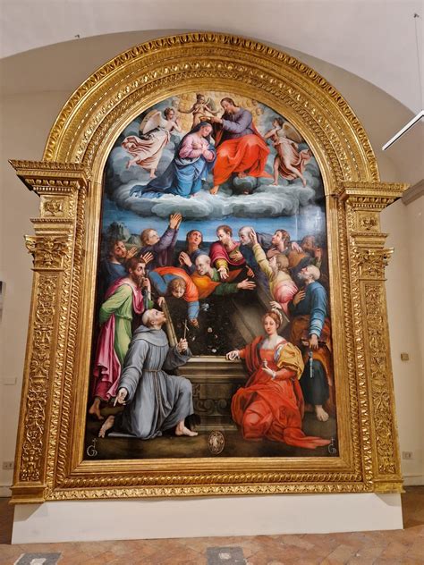 Dettaglio della pala d'altare di Raffaellino del Colle