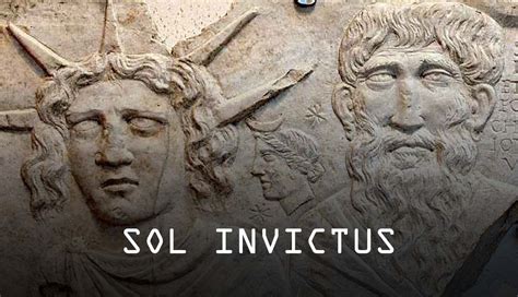 Rappresentazione storica del Sol Invictus