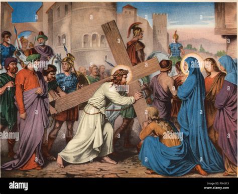 Tematica foto artistica di una stazione della Via Crucis moderna