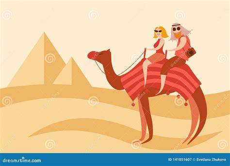illustrazione stilizzata che ritrae un cammello nel deserto vicino a una locanda