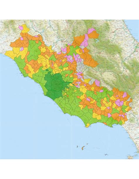 Mappa schematica del quartiere di Ogliara con evidenziazione delle zone panoramiche e dei collegamenti principali con il centro di Salerno.