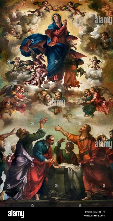 Rappresentazione artistica dell'Assunzione di Maria