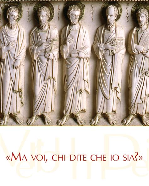 Rappresentazione iconografica del colloquio tra Gesù e Pietro a Cesarea di Filippo