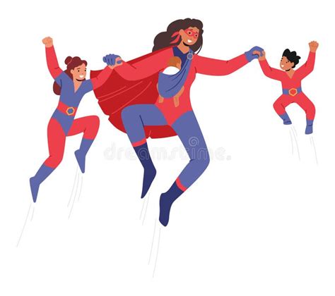 illustrazione metaforica di una madre che protegge e accompagna la crescita dei figli tra sogni e realtà