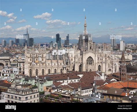 Veduta aerea della Piazza del Duomo di Pistoia