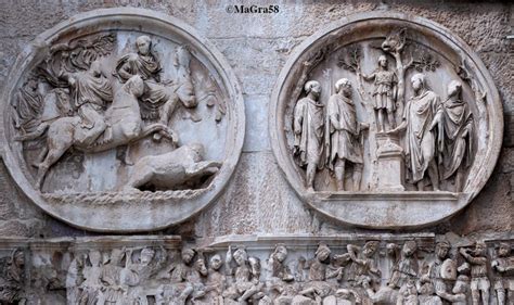 Un tondo adrianeo sull'Arco di Costantino raffigurante una scena di caccia