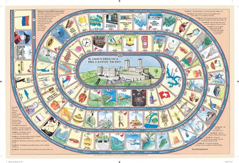 illustrazione di un tabellone del gioco dell'oca con temi biblici