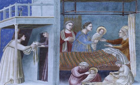Illustrazione della Nascita della Vergine Maria