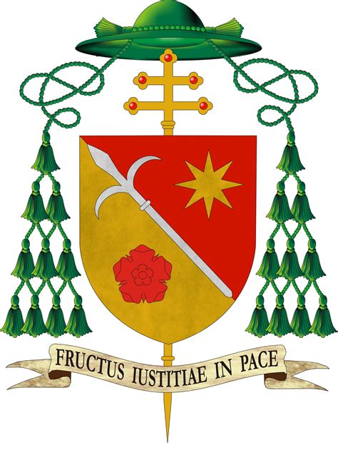 Stemma episcopale di Mons. Marco Salvi con descrizione degli elementi
