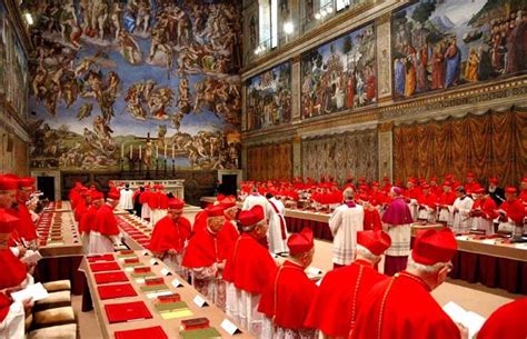 Cappella Sistina durante un Conclave
