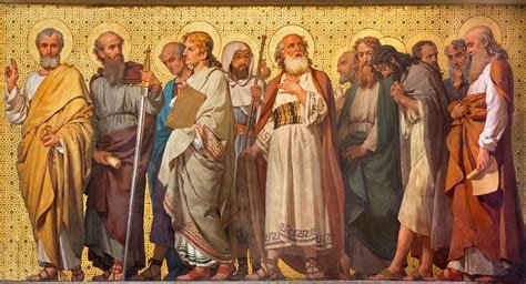 Rappresentazione della chiamata dei dodici apostoli da parte di Gesù