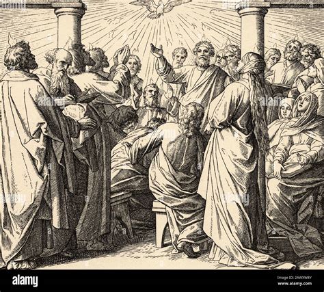 Icona della Pentecoste, la discesa dello Spirito Santo sugli apostoli