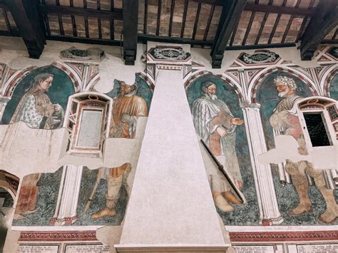 Affresco nella Sala degli Dei di Palazzo Compagnucci