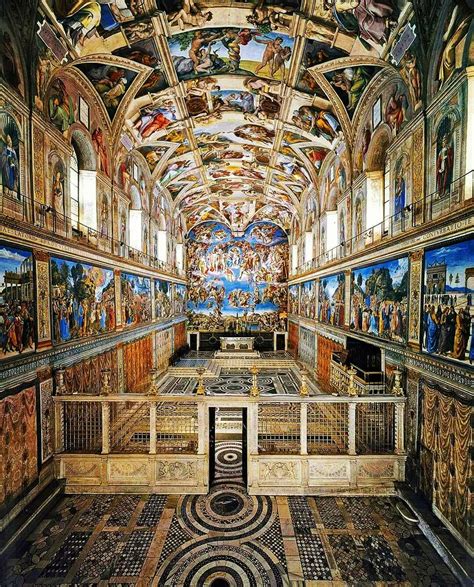Interno della Cappella Sistina durante un Conclave