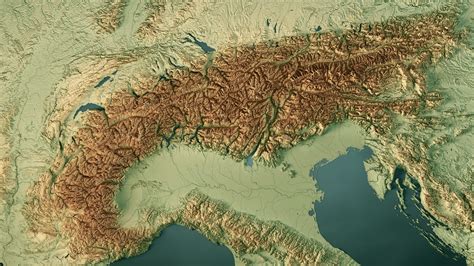 Mappa che evidenzia Voltago e Medjugorje, con un focus sulle Alpi e i Balcani