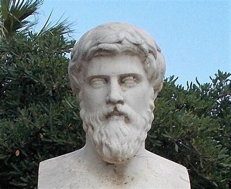 Ritratto immaginario di Plutarco, forse con sfondo di rovine greche o pergamene