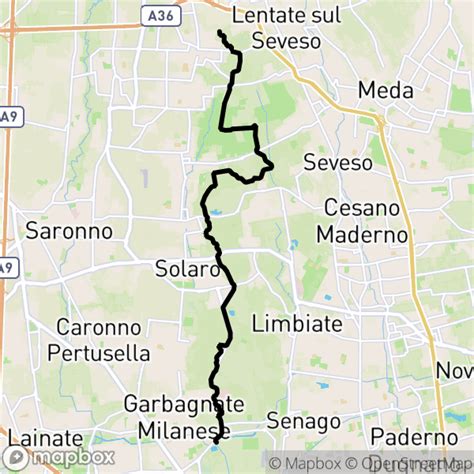 Mappa del Parco delle Groane con indicazione di Misinto o foto paesaggistica