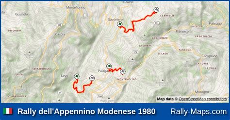 Mappa dell'Appennino Modenese con evidenziata Zocca