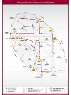 Mappa del Cimitero Monumentale di Verona con indicazione dei punti di interesse