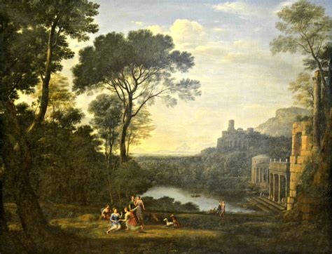 Claude Lorrain - Paesaggio con pastori (1629)