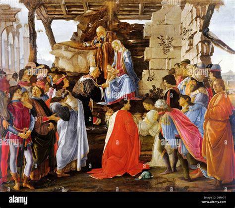 Sandro Botticelli, Adorazione dei Magi (1475), Galleria degli Uffizi