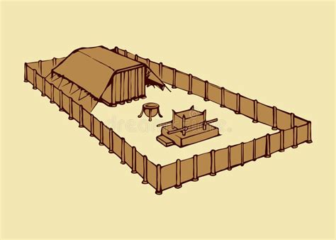 illustrazione del tabernacolo nel deserto