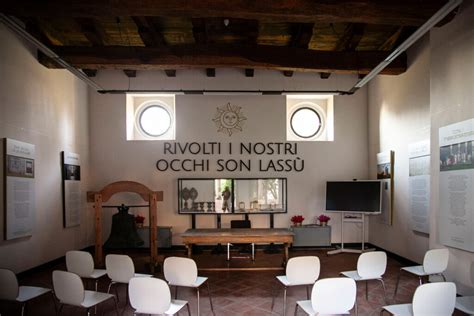 Foto delle camere indipendenti o delle casette all'interno dell'Abbazia di Mirasole