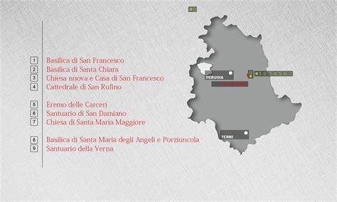 Mappa dei luoghi di interesse nei dintorni dell'Abbazia di Santa Maria del Bosco