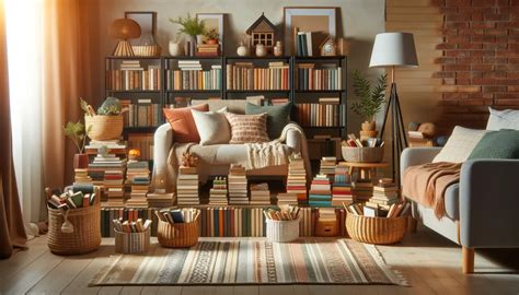 Foto di libri disposti per altezza, creando un effetto dinamico
