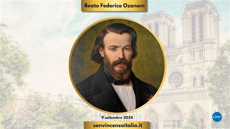 illustrazione del Beato Federico Ozanam con i primi membri della Conferenza