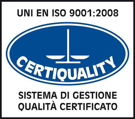 Immagine del logo della certificazione ISO 9001:2008