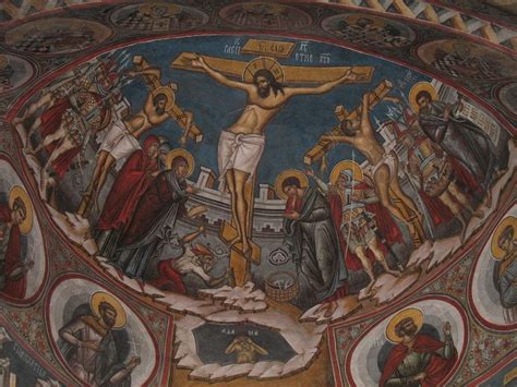 Crocifisso o illustrazione del Sacrificio di Cristo
