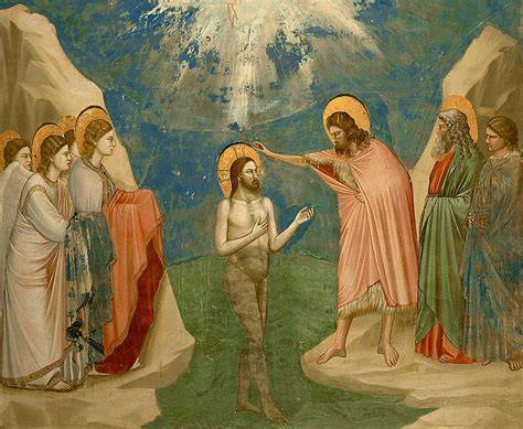 rappresentazione simbolica del Battesimo del Fuoco nel Cristianesimo