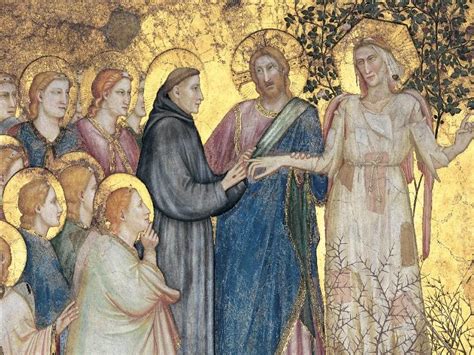 San Francesco d'Assisi abbraccia la Povertà