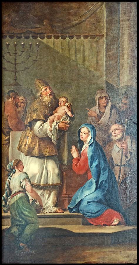 illustrazione dei Misteri Gaudiosi, con scene dell'Annunciazione, Visitazione, Natività, Presentazione al Tempio e Gesù ritrovato