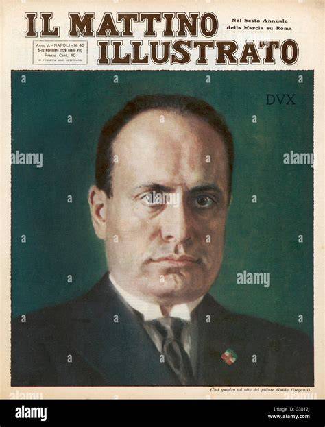 Ritratto fotografico di Benito Mussolini datato aprile 1945