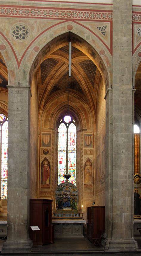 Affresco trecentesco di Bernardo Daddi nella Cappella Pulci Berardi, Chiesa di Santa Croce, Firenze