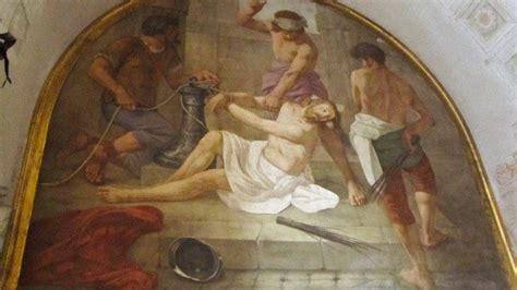 Rappresentazione storica della flagellazione di Gesù