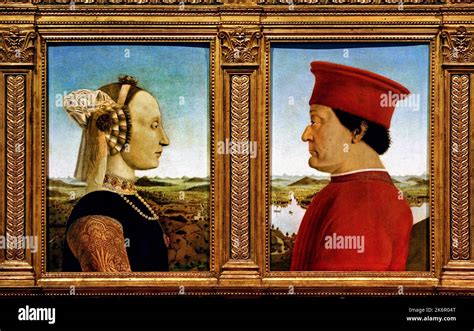 Giovanni Santi a colloquio con il Duca Federico da Montefeltro nel contesto della corte urbinate