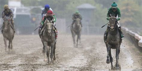 Una schermata di uno dei siti che pubblica sondaggi clandestini, mostrando la metafora delle corse di cavalli.