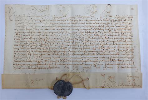 Immagine di una bolla papale antica con sigillo, simbolo di un atto di autorità pontificia