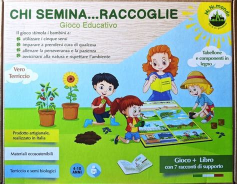 bambini che svolgono attività di semina in un contesto educativo
