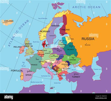 Mappa dell'Europa occidentale con indicazione delle regioni dove la servitù della gleba era diffusa nel Medioevo