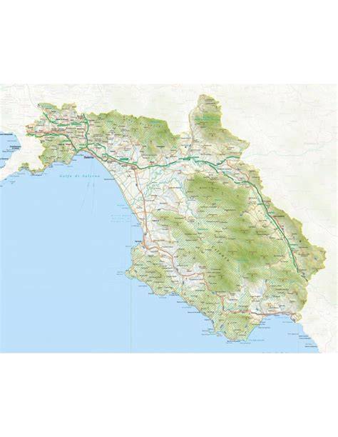 Mappa storica di Salerno con l'indicazione delle antiche porte cittadine