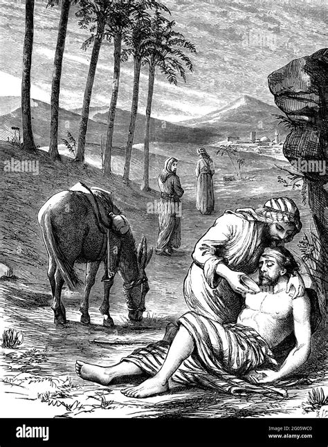 Illustrazione della parabola del Buon Samaritano