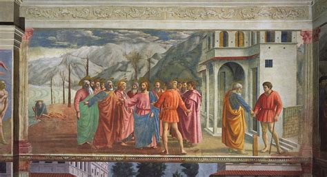 Il Tributo di Masaccio, affresco rinascimentale