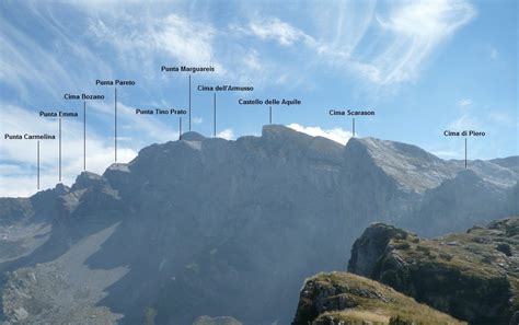 Panoramica delle Alpi Liguri e della zona del Rifugio Mongioie