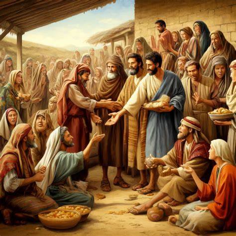 Rappresentazione storica di una donna in una comunità cristiana primitiva con il capo velato, o un'illustrazione schematica dei ruoli di 