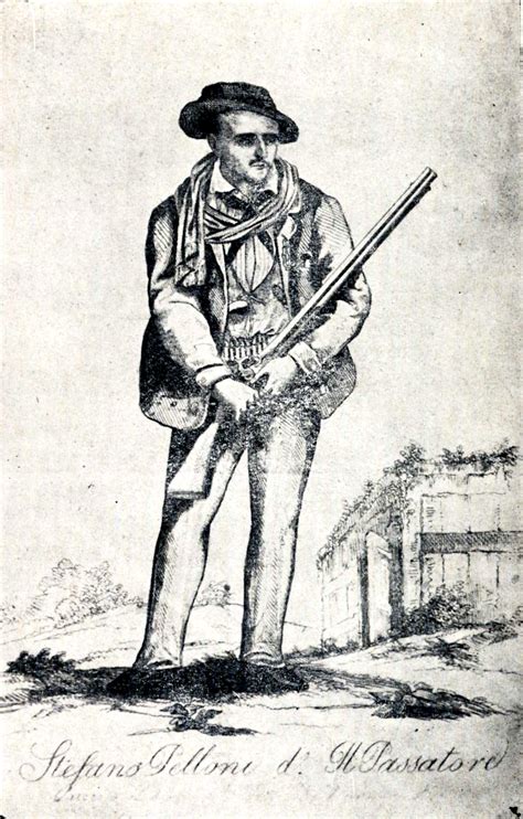 Illustrazione del bandito Stefano Pelloni detto 